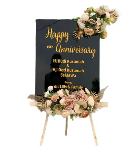 Papan Bunga Akrilik Gurun Panjang